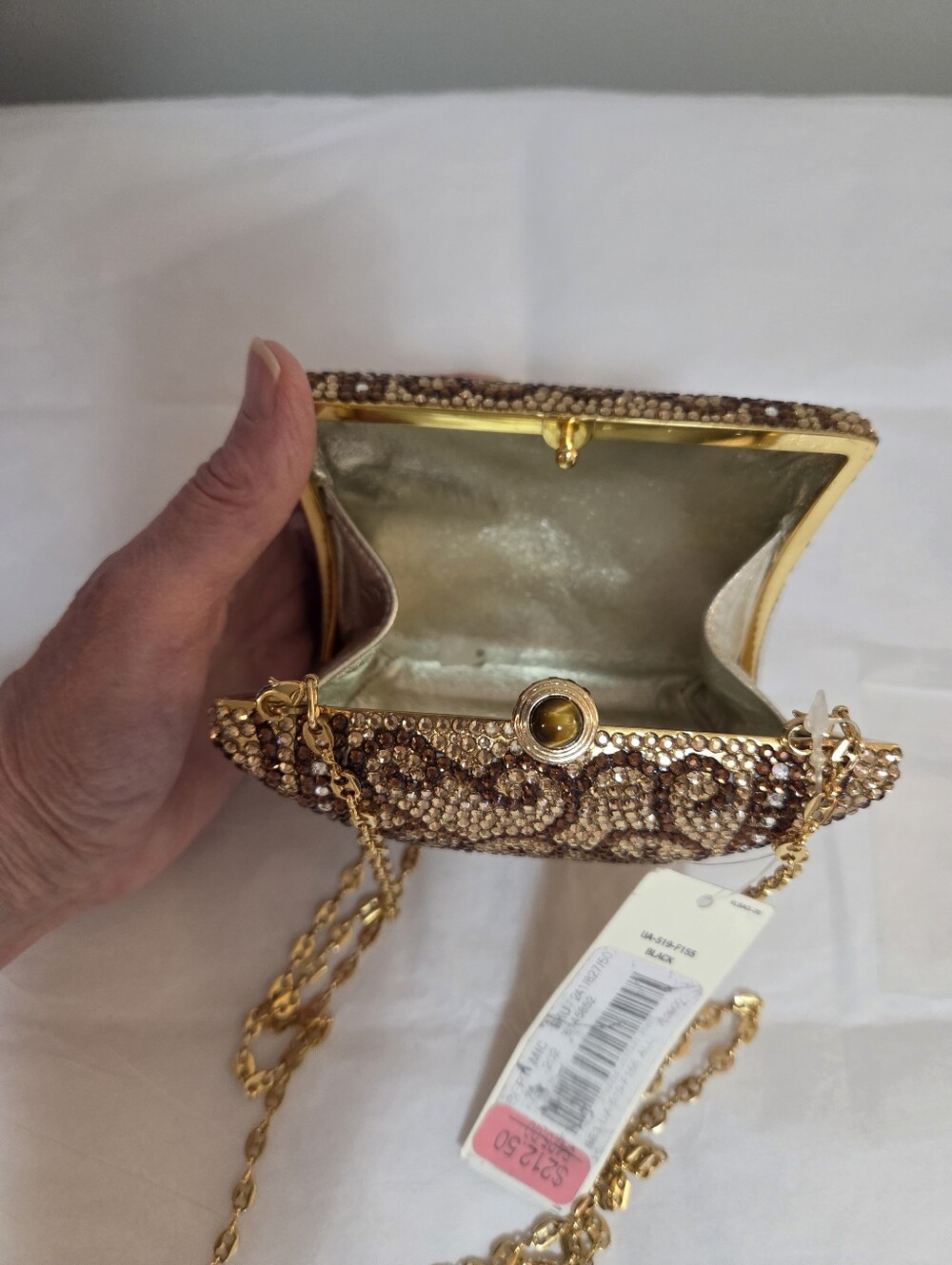 Kate Landry Rhinestone Evening Bag. - Picture 6 of 8